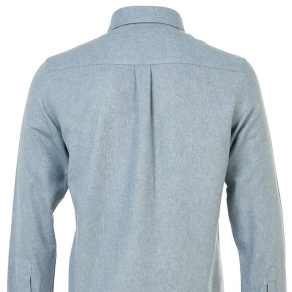 American Heritage Sky Blue EverFresh Flannel Shirt - Picture 3 of 3